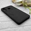 قاب گوشی Galaxy A20 - A30 سامسونگ چرمی دوخت جاکارتی دار کربنی Slim Wallet Case مشکی کد 164369