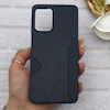 قاب گوشی Galaxy A22 4G - M32 4G سامسونگ چرمی دوخت جاکارتی دار کربنی Slim Wallet Case سرمه ای کد 164372