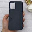 قاب گوشی Galaxy A22 4G - M32 4G سامسونگ چرمی دوخت جاکارتی دار کربنی Slim Wallet Case سرمه ای کد 164372