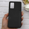 قاب گوشی Galaxy A32 4G سامسونگ چرمی دوخت جاکارتی دار کربنی Slim Wallet Case مشکی کد 164374