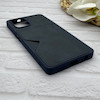 قاب گوشی Redmi Note 10 4G - Redmi Note 10S - Poco M5S شیائومی چرمی دوخت جاکارتی دار کربنی Slim Wallet Case سرمه ای کد 164384