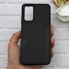 قاب گوشی Redmi Note 11 4G - Redmi Note 11S  شیائومی چرمی دوخت جاکارتی دار کربنی Slim Wallet Case مشکی کد 164387
