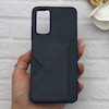 قاب گوشی Redmi Note 11 4G - Redmi Note 11S  شیائومی چرمی دوخت جاکارتی دار کربنی Slim Wallet Case سرمه ای کد 164389
