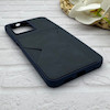 قاب گوشی Redmi Note 12 4G شیائومی چرمی دوخت جاکارتی دار کربنی Slim Wallet Case سرمه ای کد 164390