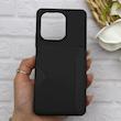 قاب گوشی Redmi Note 13 4G شیائومی چرمی دوخت جاکارتی دار کربنی Slim Wallet Case مشکی کد 164393