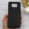 قاب گوشی Poco X3 - Poco X3 Pro شیائومی چرمی دوخت جاکارتی دار کربنی Slim Wallet Case مشکی کد 164404