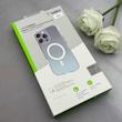 قاب گوشی iPhone 13 - iPhone 14 آیفون اورجینال بلکین belkin طرح طلقی شیشه ای شفاف لنز کرومی مگ سیف دار کد 163484