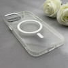 قاب گوشی iPhone 13 - iPhone 14 آیفون اورجینال بلکین belkin طرح طلقی شیشه ای شفاف لنز کرومی مگ سیف دار کد 163484