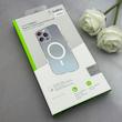 قاب گوشی iPhone 16 Pro Max آیفون اورجینال بلکین belkin طرح طلقی شیشه ای شفاف لنز کرومی مگ سیف دار کد 163486