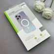 قاب گوشی iPhone 16 آیفون اورجینال بلکین belkin طرح طلقی شیشه ای شفاف لنز کرومی مگ سیف دار کد 163490
