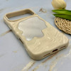 قاب گوشی iPhone 17 Pro Max آیفون موج دار آینه ای لاکچری لنز برجسته کرم کد 163607