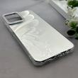 قاب گوشی Galaxy A07 سامسونگ براش HARD IMD موج دار محافظ لنز نگین دار لاکچری طرح پروانه کد 163418
