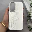 قاب گوشی Galaxy A16 سامسونگ براش HARD IMD موج دار محافظ لنز نگین دار لاکچری طرح پروانه کد 163419