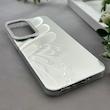 قاب گوشی Galaxy A37 سامسونگ براش HARD IMD موج دار محافظ لنز نگین دار لاکچری طرح پروانه کد 163422