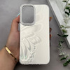 قاب گوشی Galaxy A57 سامسونگ براش HARD IMD موج دار محافظ لنز نگین دار لاکچری طرح پروانه کد 163425