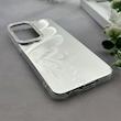 قاب گوشی Galaxy S25 FE سامسونگ براش HARD IMD موج دار محافظ لنز نگین دار لاکچری طرح پروانه کد 163427