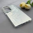قاب گوشی Galaxy S25 Ultra سامسونگ براش HARD IMD موج دار محافظ لنز نگین دار لاکچری طرح پروانه کد 163428