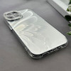 قاب گوشی iPhone 13 - iPhone 14 آیفون براش HARD IMD موج دار محافظ لنز نگین دار لاکچری طرح پروانه کد 163429