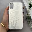 قاب گوشی iPhone X - XS آیفون براش HARD IMD موج دار محافظ لنز نگین دار لاکچری طرح پروانه کد 163430