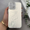 قاب گوشی iPhone 13 Pro Max آیفون براش HARD IMD موج دار محافظ لنز نگین دار لاکچری طرح پروانه کد 163431