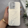 قاب گوشی iPhone 16 Pro Max آیفون براش HARD IMD موج دار محافظ لنز نگین دار لاکچری طرح پروانه کد 163432