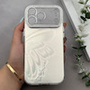 قاب گوشی iPhone 17 Pro Max آیفون براش HARD IMD موج دار محافظ لنز نگین دار لاکچری طرح پروانه کد 163433