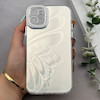 قاب گوشی iPhone 11 آیفون براش HARD IMD موج دار محافظ لنز نگین دار لاکچری طرح پروانه کد 163437