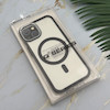 قاب گوشی iPhone 13 - iPhone 14 آیفون اورجینال لاکچری فول طلقی مگ سیف دار Q Series لنز فلزی مشکی کد 163879