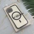 قاب گوشی iPhone 13 - iPhone 14 آیفون اورجینال لاکچری فول طلقی مگ سیف دار Q Series لنز فلزی مشکی کد 163879