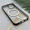 قاب گوشی iPhone 13 - iPhone 14 آیفون اورجینال لاکچری فول طلقی مگ سیف دار Q Series لنز فلزی مشکی کد 163879