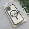 قاب گوشی iPhone 13 - iPhone 14 آیفون اورجینال لاکچری فول طلقی مگ سیف دار Q Series لنز فلزی سرمه ای کد 163881