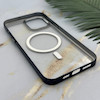 قاب گوشی iPhone 13 Pro Max آیفون اورجینال لاکچری فول طلقی مگ سیف دار Q Series لنز فلزی سرمه ای کد 163882