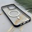قاب گوشی iPhone 13 Pro Max آیفون اورجینال لاکچری فول طلقی مگ سیف دار Q Series لنز فلزی سرمه ای کد 163882