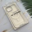قاب گوشی iPhone 13 Pro Max آیفون اورجینال لاکچری فول طلقی مگ سیف دار Q Series لنز فلزی نقره ای کد 163883
