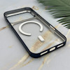 قاب گوشی iPhone 17 Pro Max آیفون اورجینال لاکچری فول طلقی مگ سیف دار Q Series لنز فلزی سرمه ای کد 163894