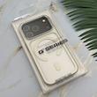 قاب گوشی iPhone 17 Pro آیفون اورجینال لاکچری فول طلقی مگ سیف دار Q Series لنز فلزی نقره ای کد 163900