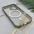 قاب گوشی iPhone 17 آیفون اورجینال لاکچری فول طلقی مگ سیف دار Q Series لنز فلزی نقره ای کد 163901