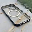 قاب گوشی iPhone 17 آیفون اورجینال لاکچری فول طلقی مگ سیف دار Q Series لنز فلزی سرمه ای کد 163903