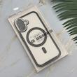 قاب گوشی iPhone 17 آیفون اورجینال لاکچری فول طلقی مگ سیف دار Q Series لنز فلزی مشکی کد 163905