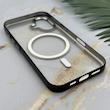 قاب گوشی iPhone 16 آیفون اورجینال لاکچری فول طلقی مگ سیف دار Q Series لنز فلزی مشکی کد 163906