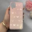 قاب گوشی Galaxy A12 - M12 سامسونگ فانتزی براق IMD لیزری لاکچری سخت HARD طرح پروانه کد 163798
