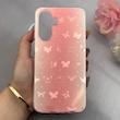 قاب گوشی Galaxy A17 سامسونگ فانتزی براق IMD لیزری لاکچری سخت HARD طرح پروانه کد 163812