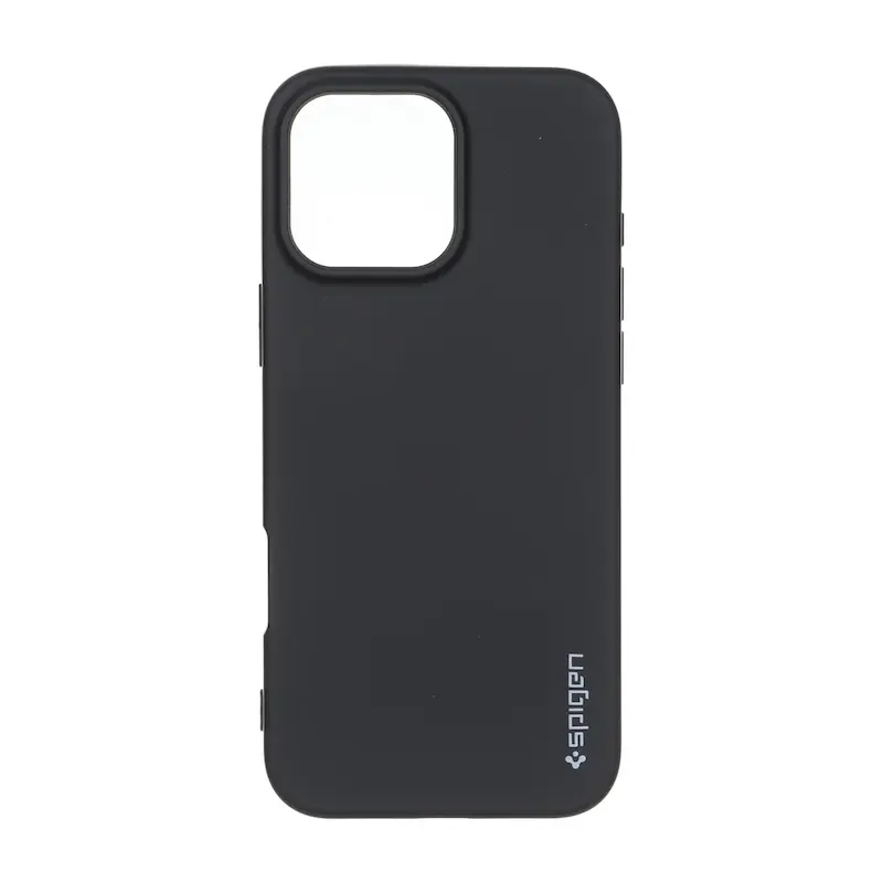 قاب گوشی iPhone 16 Pro Max آیفون سیلیکونی ژله ای PC برند SPIGEN اسپیگن مشکی کد 180252