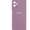 قاب گوشی Galaxy A06 سامسونگ سیلیکونی های کپی زیربسته محافظ لنز دار بادمجانی کد E10-24099