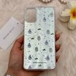قاب گوشی Galaxy A06 سامسونگ فانتزی سخت Hard لیزری IMD طرح آدم برفی کد 164988