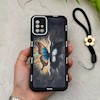 قاب گوشی Galaxy A51 سامسونگ سیلیکونی ژله ای Solid لاکچری محافظ لنزدار به همراه بند مچی مشکی کد 164759