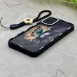 قاب گوشی Galaxy A51 سامسونگ سیلیکونی ژله ای Solid لاکچری محافظ لنزدار به همراه بند مچی مشکی کد 164759