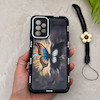 قاب گوشی Galaxy A72 سامسونگ سیلیکونی ژله ای Solid لاکچری محافظ لنزدار به همراه بند مچی مشکی کد 164786