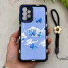 قاب گوشی Galaxy A73 سامسونگ سیلیکونی ژله ای Solid لاکچری محافظ لنزدار به همراه بند مچی مشکی کد 164790