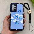 قاب گوشی Galaxy A52 4G - A52 5G - A52S سامسونگ سیلیکونی ژله ای Solid لاکچری محافظ لنزدار به همراه بند مچی مشکی کد 164807